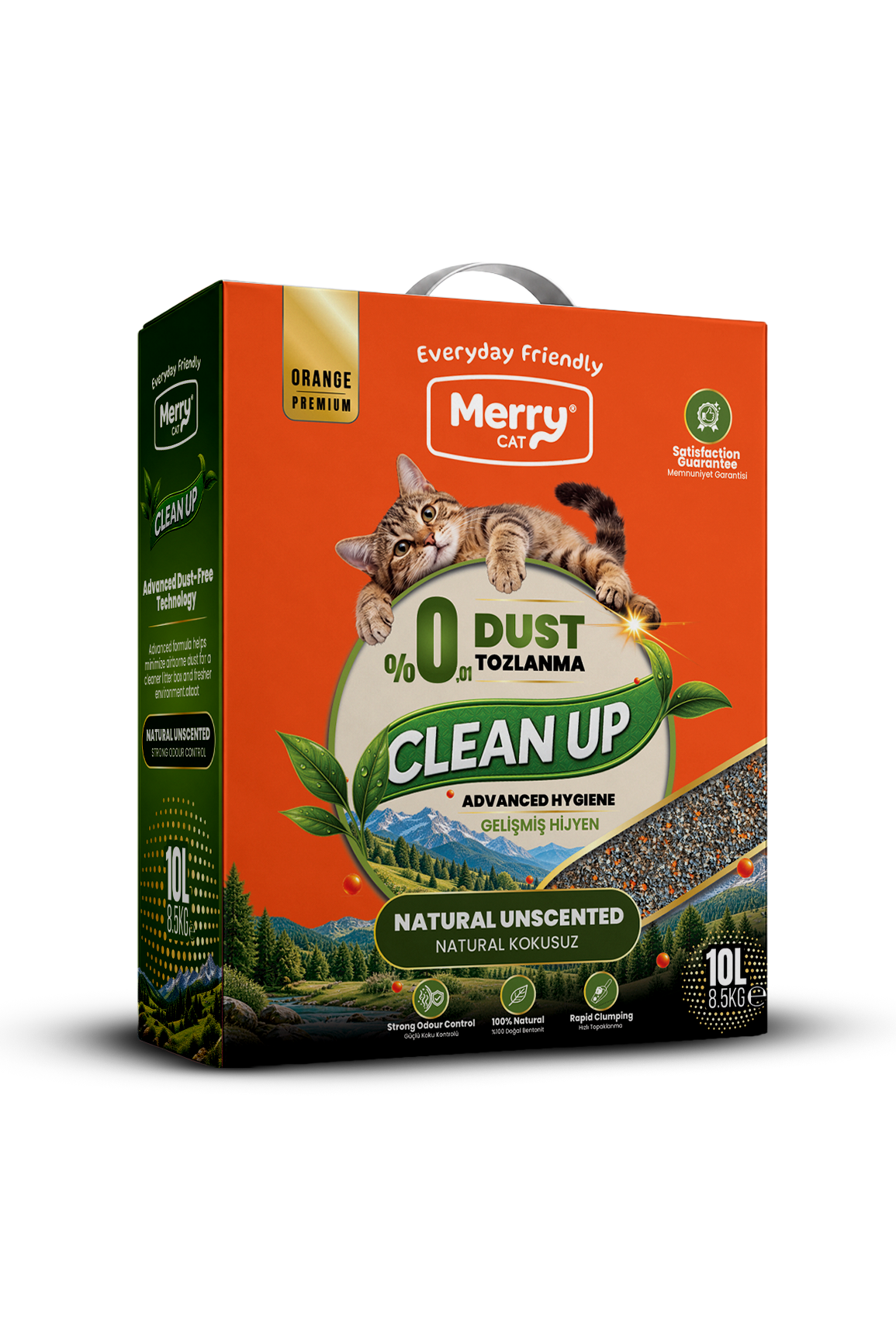 Merry Ekstra Tozsuz Kedi Kumu 10 L ambalajı